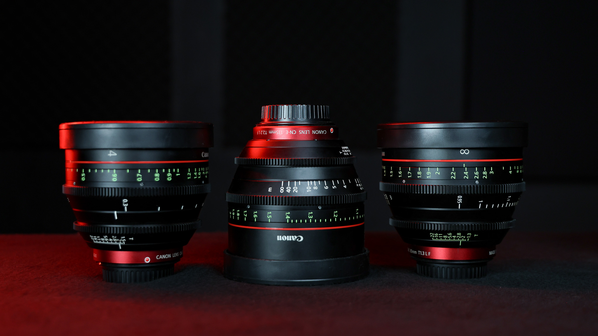 Canon Cinema EOS lens mount and control panel detail